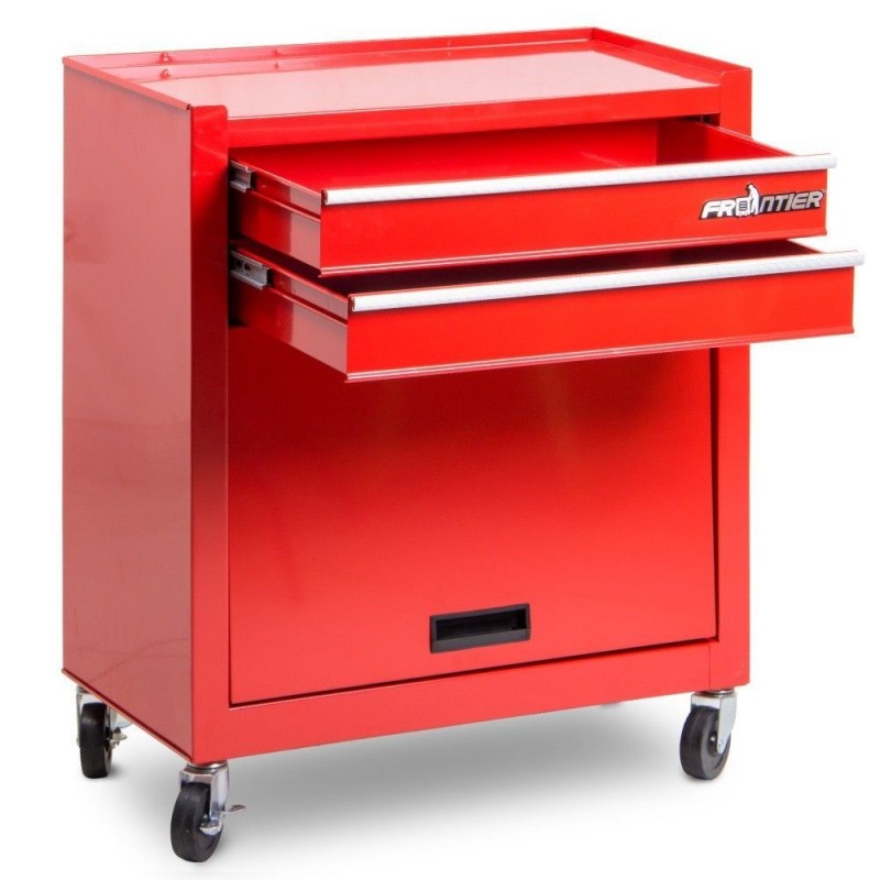 Coffre à outils d'atelier 2 en 1 rouge XTB220
