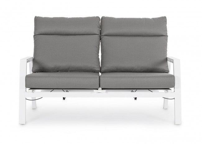 Canapé 2P Recl CC Kledi Blanc Jx11