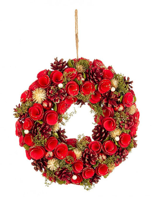 4x Couronne Becky Rouge D33