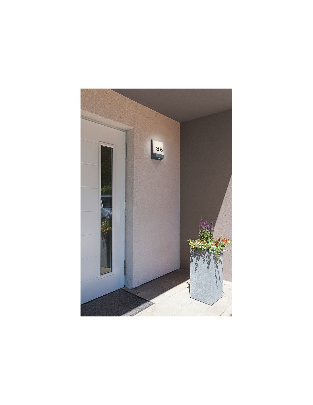 Applique LED Kasai IP54 Twilight et Civic Sensor Trio Lighting