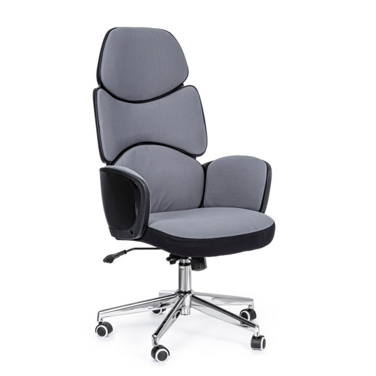 Fauteuil de bureau rembourré gris-noir Armstrong