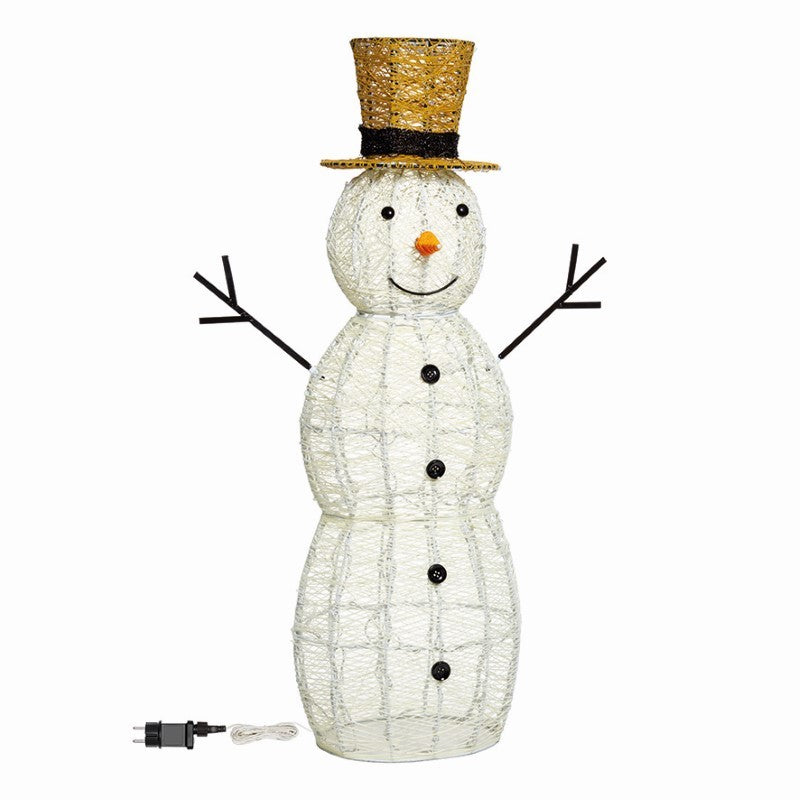 Bonhomme de neige LED 3D H105 cm Série 220 LED